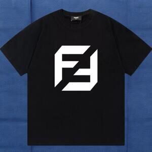 Fendi Men's Black Short Sleeve T-Shirt